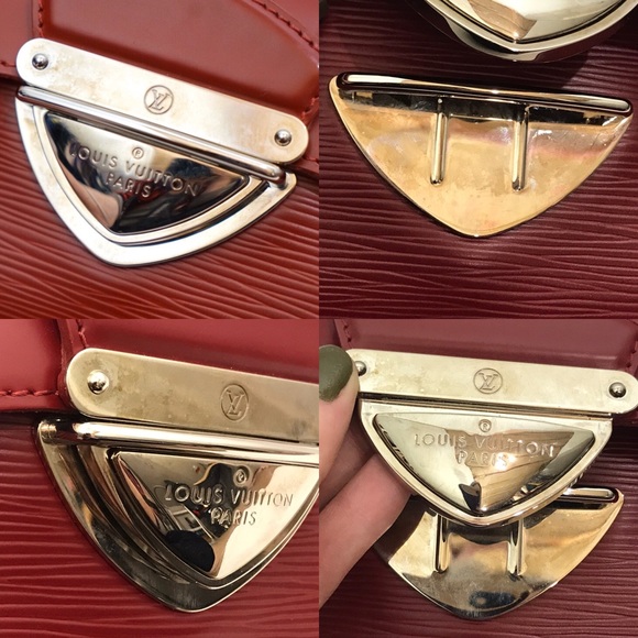 Louis Vuitton Montaigne Epi Red Clutch Bag - Picture 6 of 8